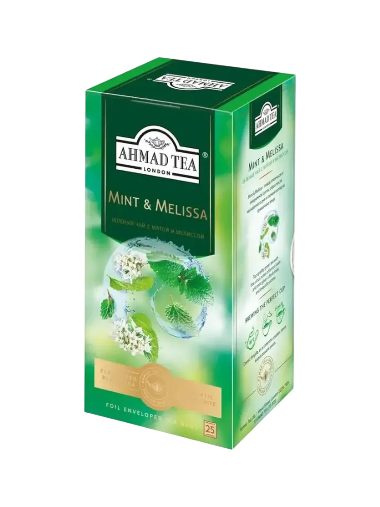 ЧАЙ AHMAD TEA 25ШТ МЯТА-МЕЛИССА