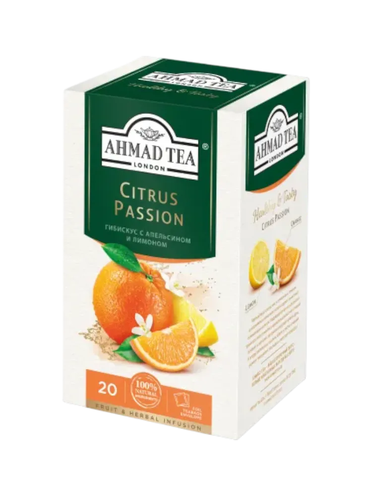 ЧАЙ AHMAD TEA 25ШТ CITRUS PASSION