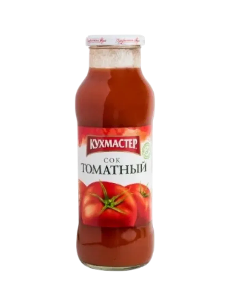 СОК КУХМАСТЕР 0,68Л ТОМАТНЫЙ С МЯКОТЬЮ СТ/Б