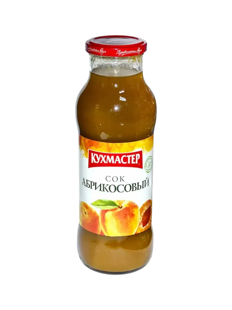 СОК КУХМАСТЕР 0,68Л АБРИКОСОВЫЙ С МЯКОТЬЮ СТ/Б