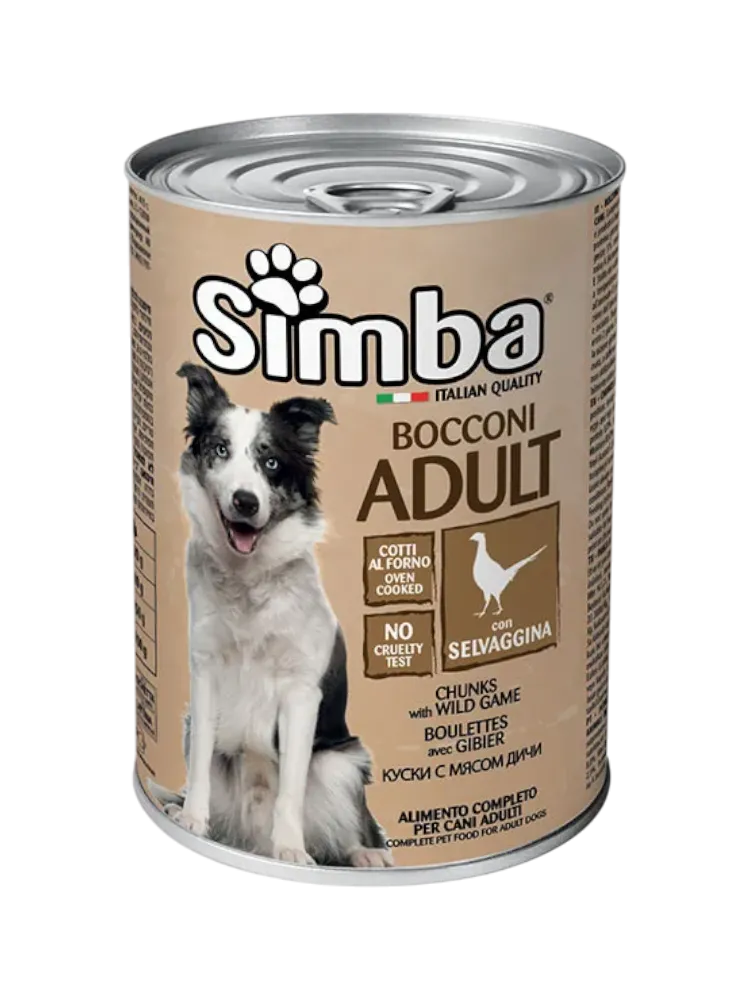 Simba Dog Chunks with Wild Game с дичью
