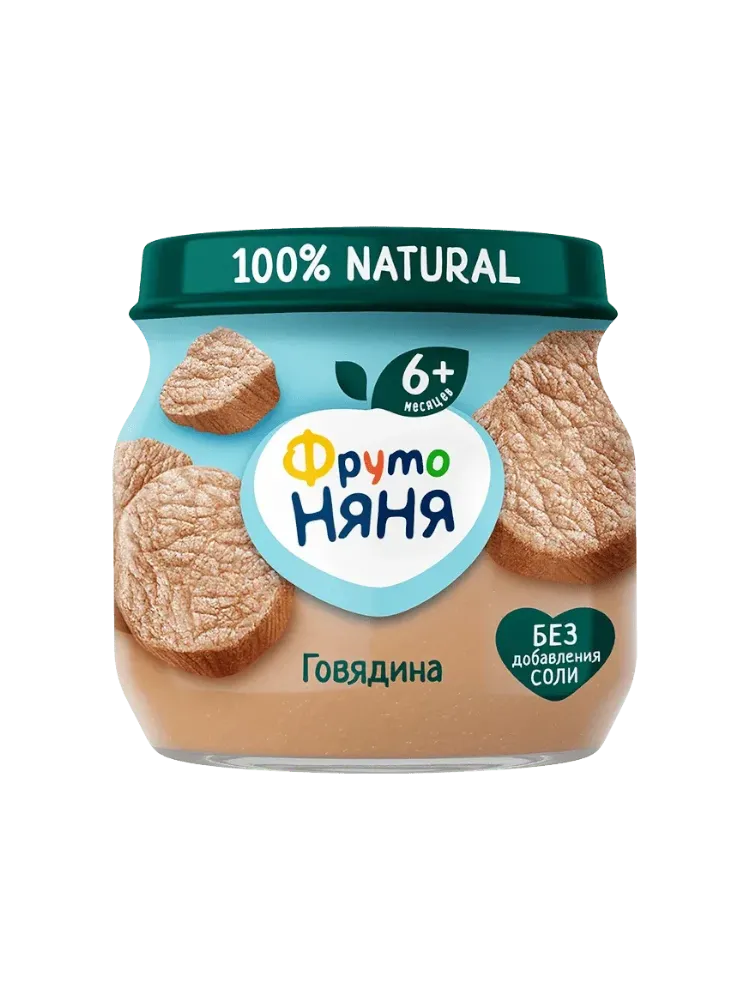 ПЮРЕ ФРУТОНЯНЯ 80Г ИЗ ГОВЯДИНЫ 