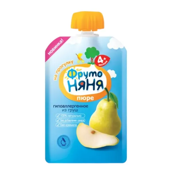 ПЮРЕ ФРУТОНЯНЯ 90Г ГРУША ГИПОАЛЛЕРГЕННОЕ Д/П