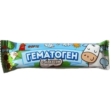 ГЕМАТОГЕН ФОРТЕ 40Г С КОКОСОМ