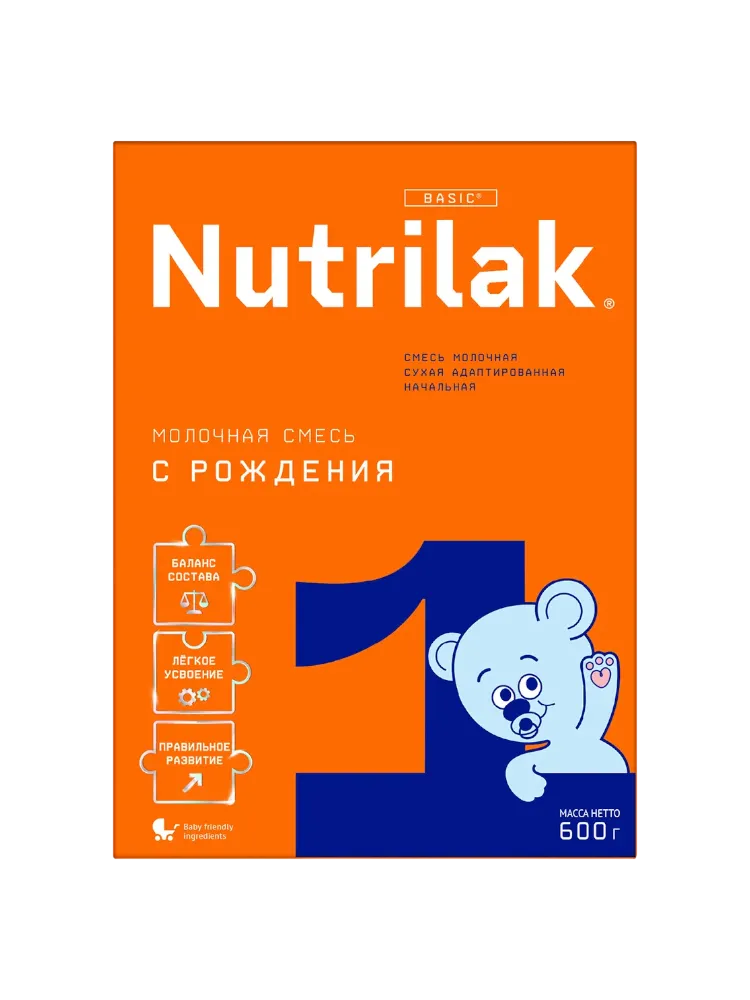 МОЛ СМЕСЬ НУТРИЛАК 600Г PREMIUM 1 НАЧАЛЬНАЯ