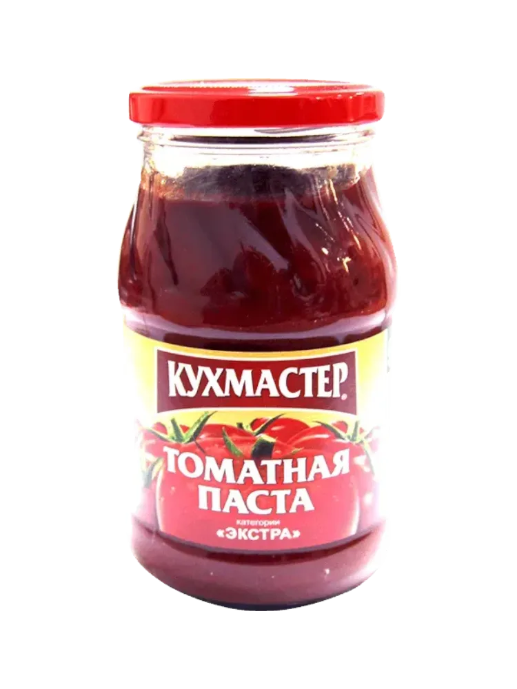 ТОМАТНАЯ ПАСТА КУХМАСТЕР ЭКСТРА 480Г СТ/Б