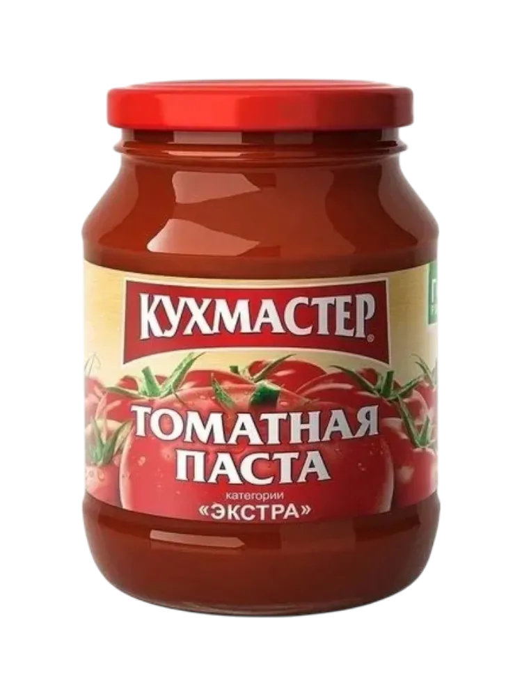 ТОМАТНАЯ ПАСТА КУХМАСТЕР ЭКСТРА 270Г СТ/Б