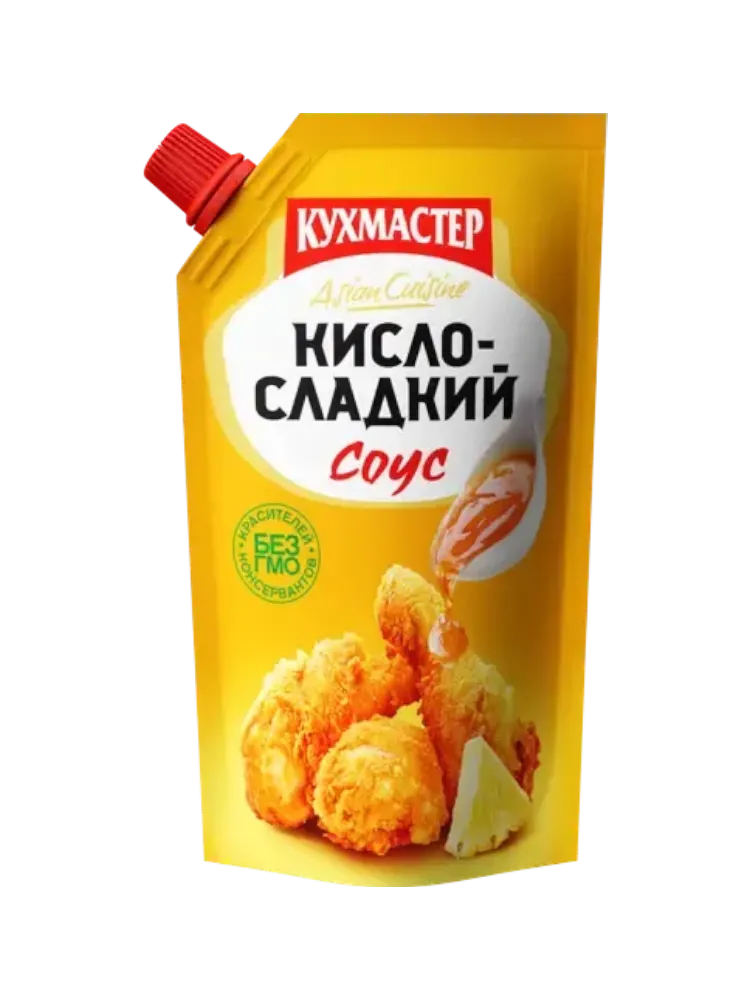 СОУС КУХМАСТЕР КИСЛО-СЛАДКИЙ 260Г Д/П