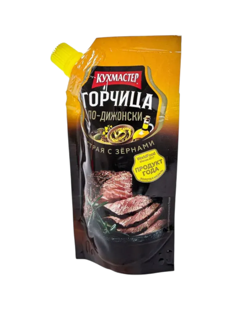 ГОРЧИЦА КУХМАСТЕР СТОЛОВАЯ ПО-ДИЖОНСКИ 140Г Д/П