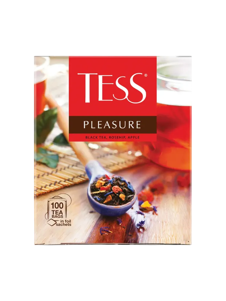 ЧАЙ TESS PLEASURE 1.5Г*100ШТ ЧЕРН ШИПОВНИК/ЯБЛОКО