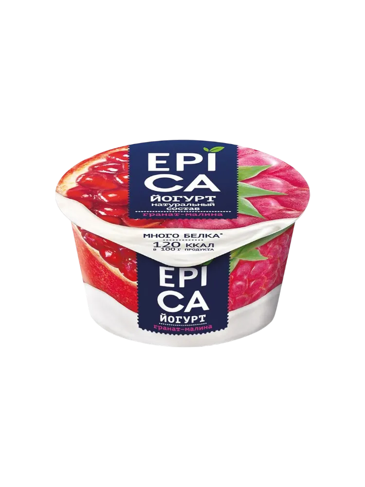 ЙОГУРТ EPICA 130Г 4.8% ГРАНАТ/МАЛИНА
