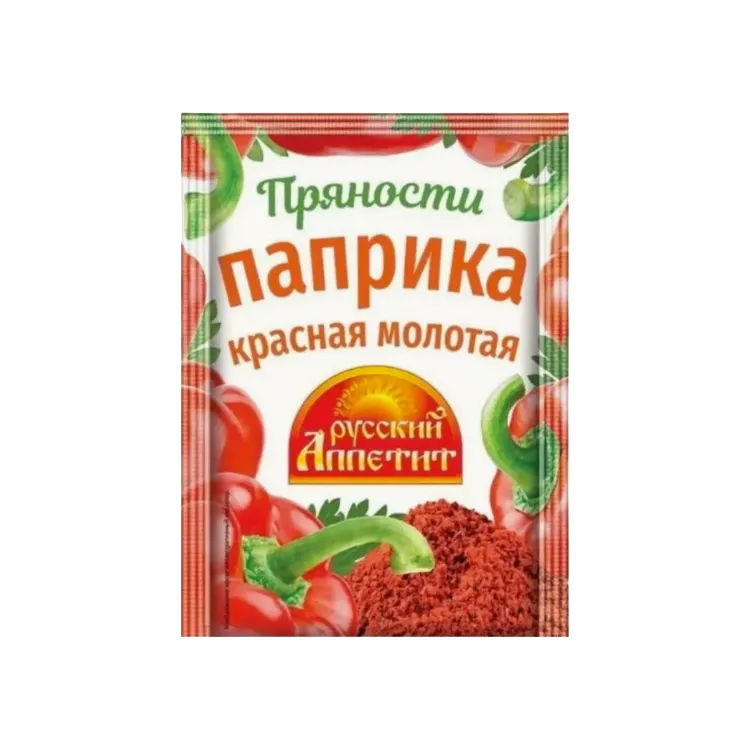 ПРИПРАВА РУССКИЙ АППЕТИТ 50Г ПАПРИКА МОЛОТАЯ