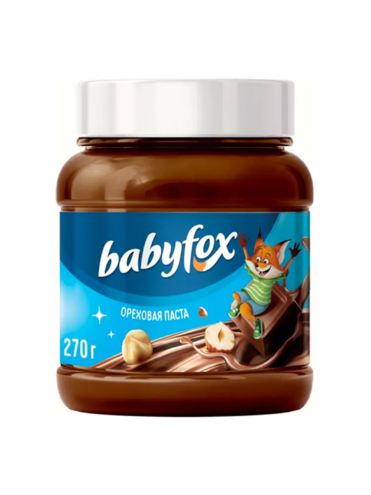ПАСТА ШОКОЛАДНО-ОРЕХОВАЯ 270Г BABYFOX