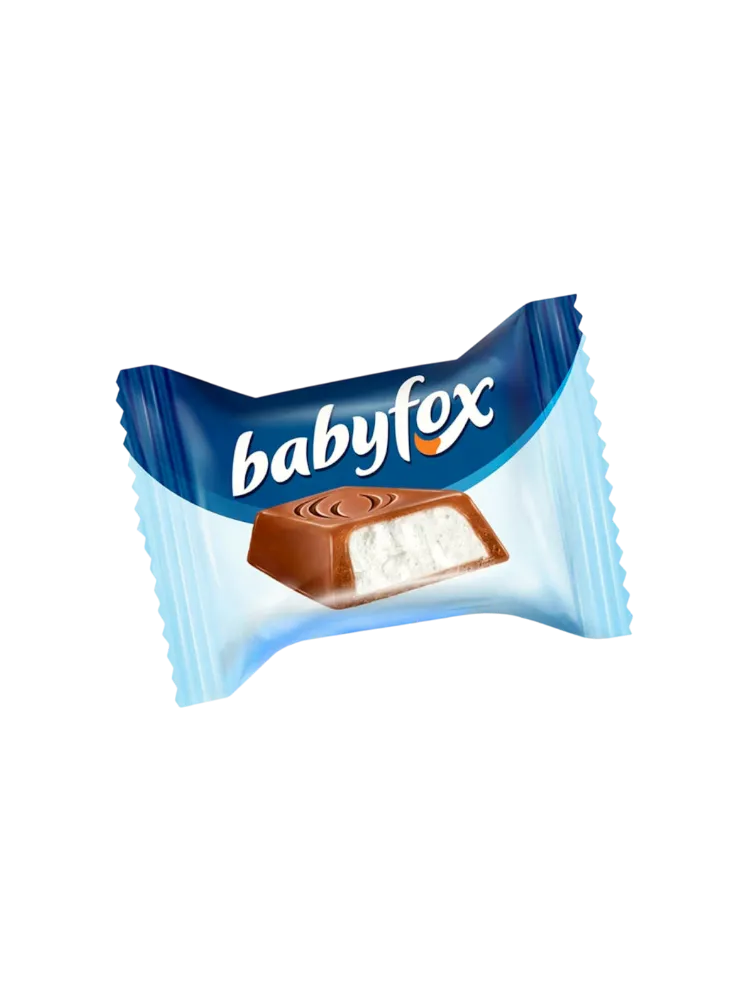 КОНФЕТЫ BABYFOX C МОЛОЧНОЙ НАЧИНКОЙ ВЕС