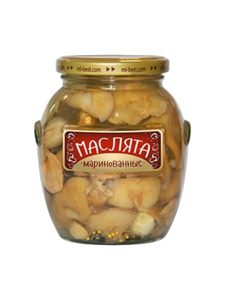 ГРИБЫ МЕДВЕДЬ ЛЮБИМЫЙ 450МЛ МАСЛЯТА МАРИНОВАННЫЕ С/Б