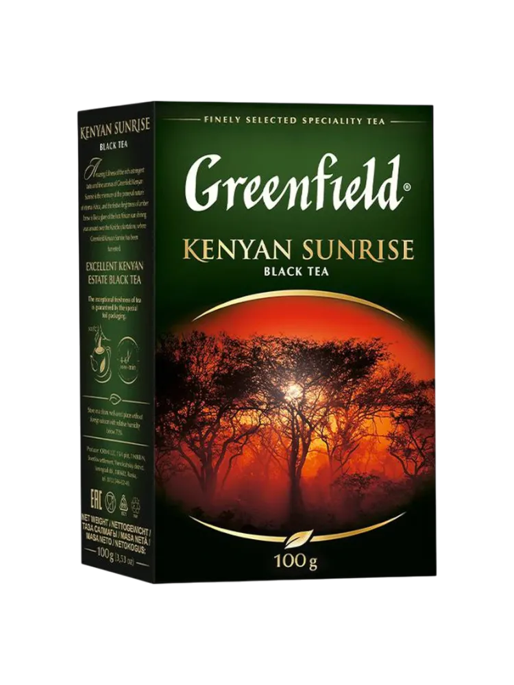 ЧАЙ GREENFIELD 100Г KENYAN JUNRISE
