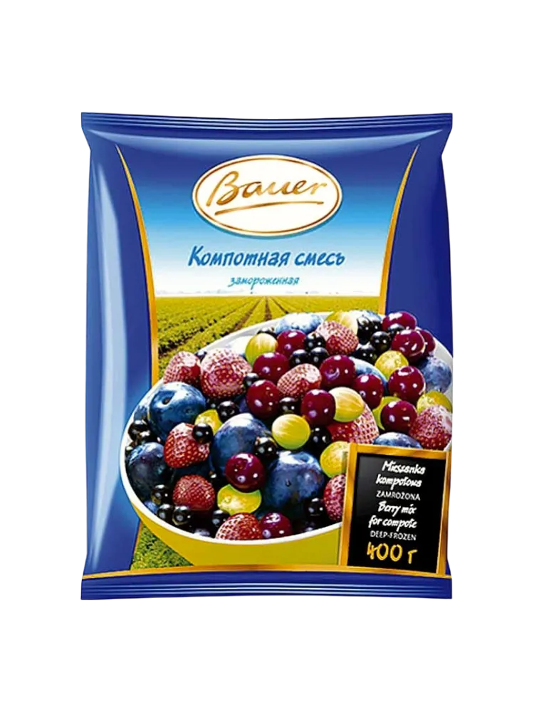 BAUER 400Г СМЕСЬ КОМПОТНАЯ М/У 