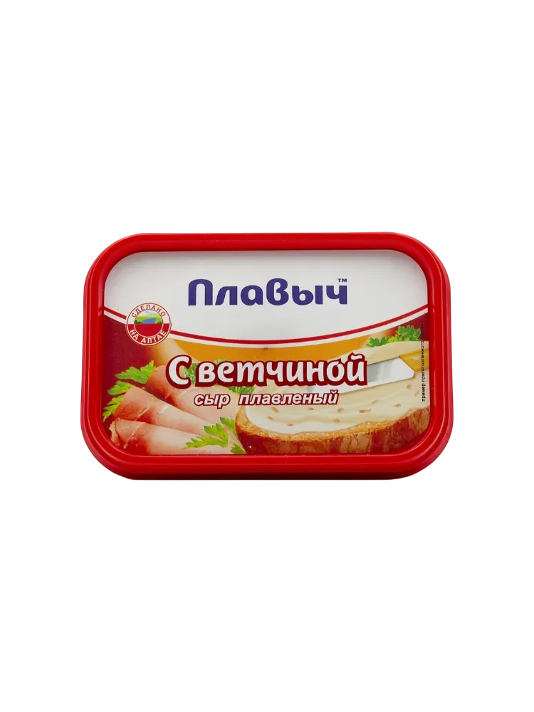 СЫР ПЛАВ ПЛАВЫЧ 180Г С ВЕТЧИНОЙ В ВАН