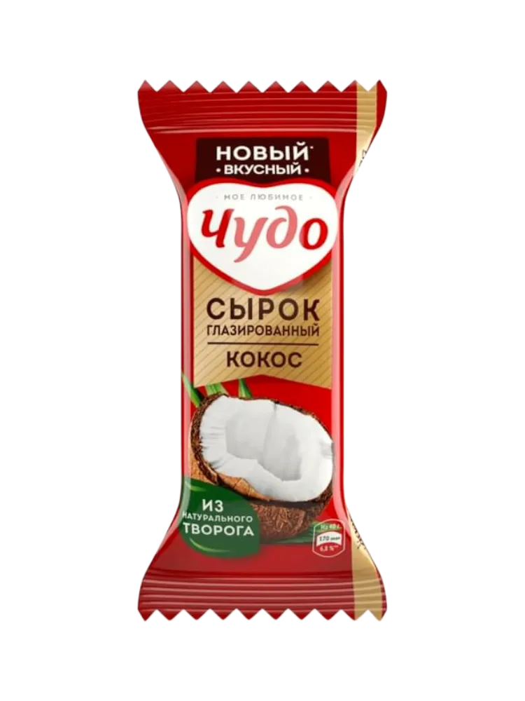 СЫРОК ЧУДО 40Г ГЛАЗИР КОКОС