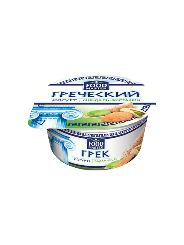 ЙОГУРТ FM ГРЕЧЕСКИЙ 130Г 7.2% МИНДАЛЬ/ФИСТАШКИ