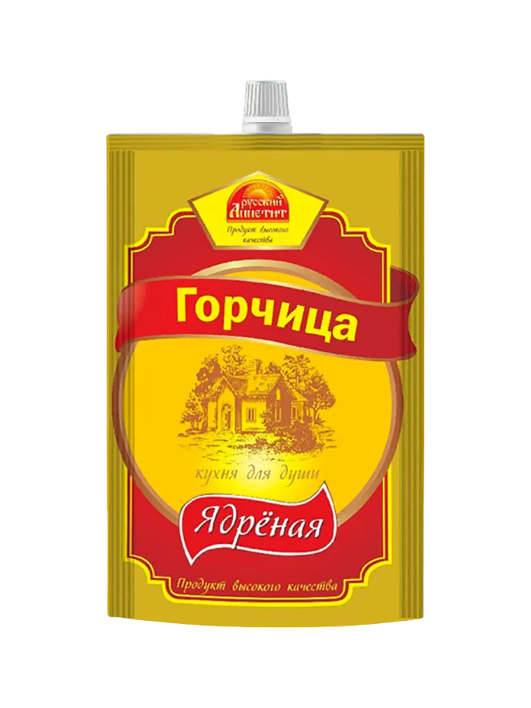 ГОРЧИЦА РУССКИЙ АППЕТИТ 120Г ЯДРЕНАЯ Д/П