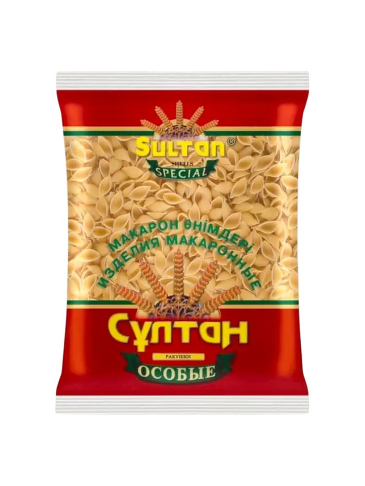 МАКАРОНЫ СУЛТАН 400Г РАКУШКИ