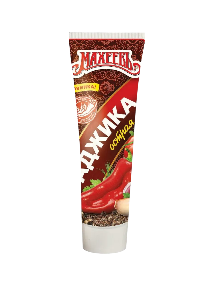АДЖИКА МАХЕЕВ 100Г ОСТРАЯ ТУБА