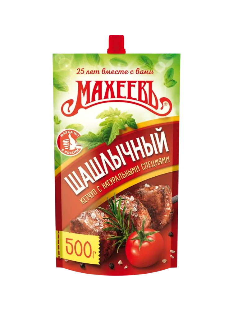 КЕТЧУП МАХЕЕВ 500Г ШАШЛЫЧНЫЙ М/У 