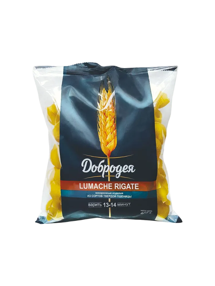 МАКАРОНЫ ДОБРОДЕЯ 400Г УЛИТКА
