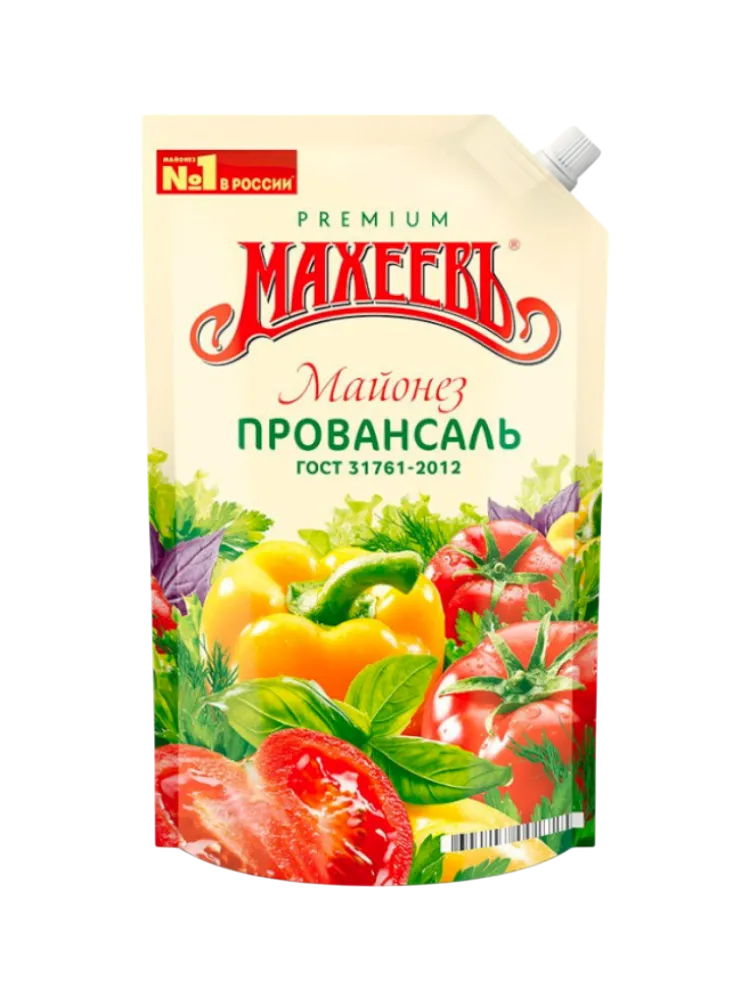 МАЙОНЕЗ МАХЕЕВ 190Г ПРОВАНСАЛЬ 67% Д/П ДОЗ 