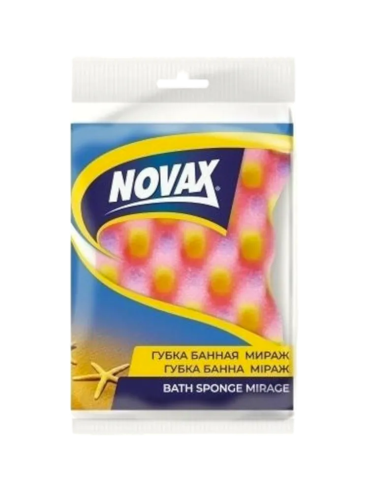 ГУБКА БАННАЯ NOVAX 1ШТ MIRAGE