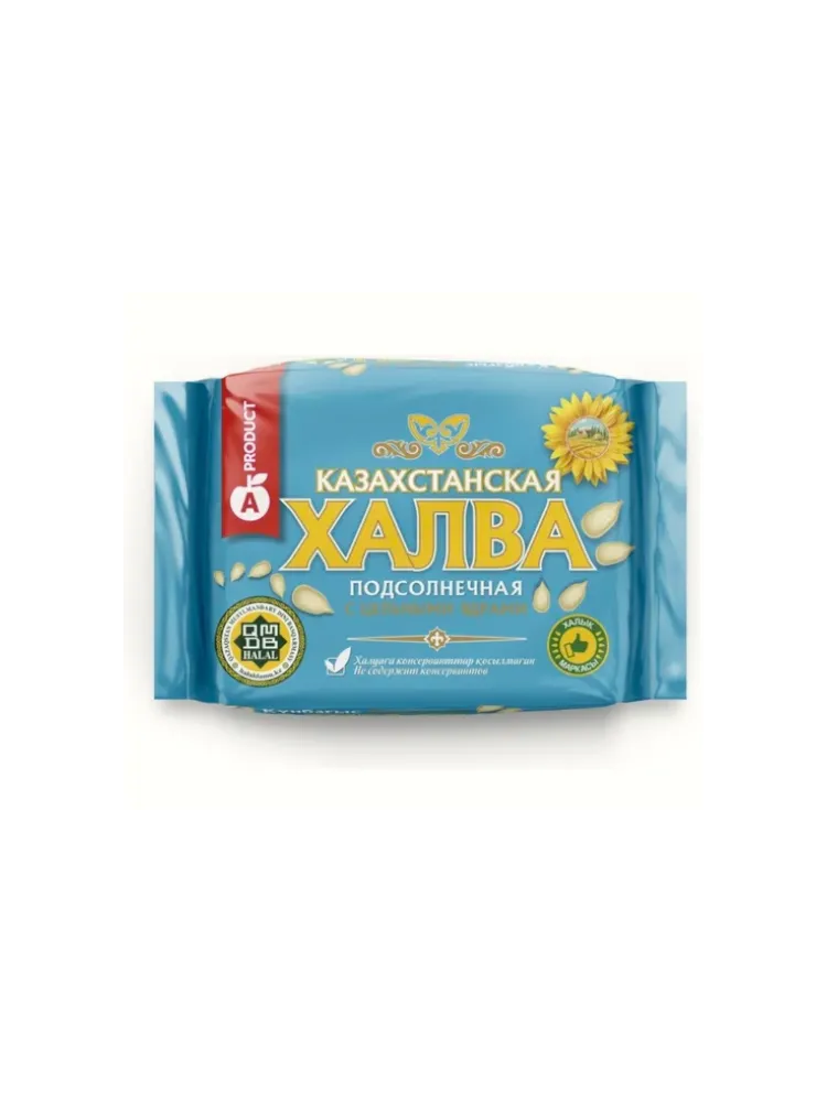 АП ХАЛВА АЛМАТИНСКАЯ 275Г ПОДСОЛНЕЧНАЯ С ЦЕЛ ЯДРАМИ