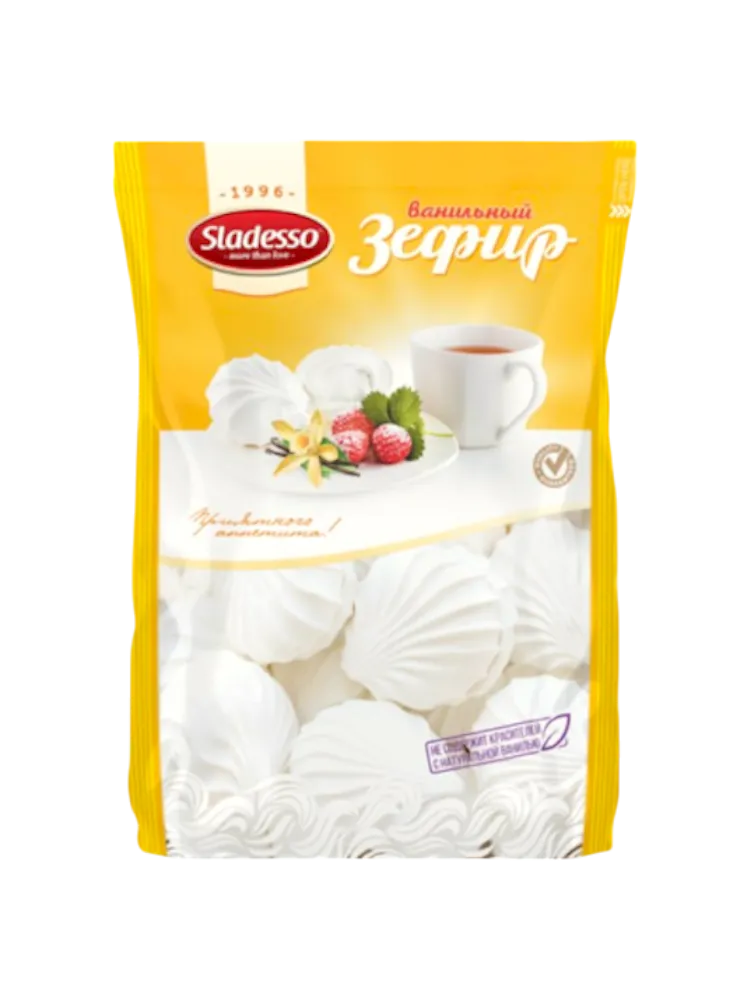 SLADESSO ЗЕФИР 300Г ВАНИЛЬНЫЙ