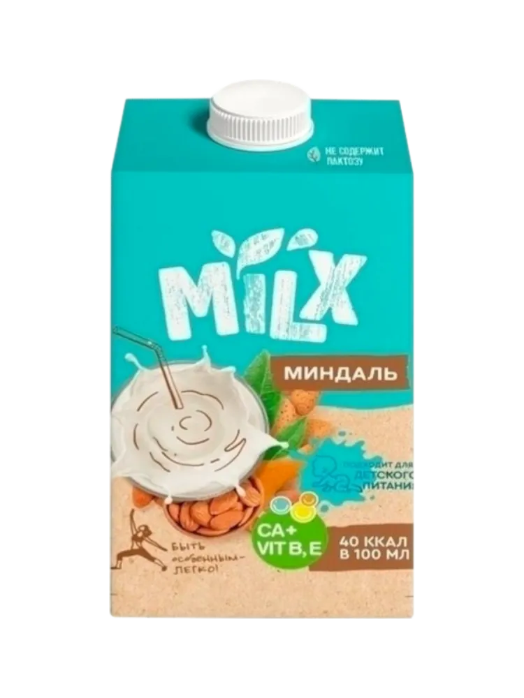 НАПИТОК MILX 0.5Л МИНДАЛЬ 2.5% Т/П
