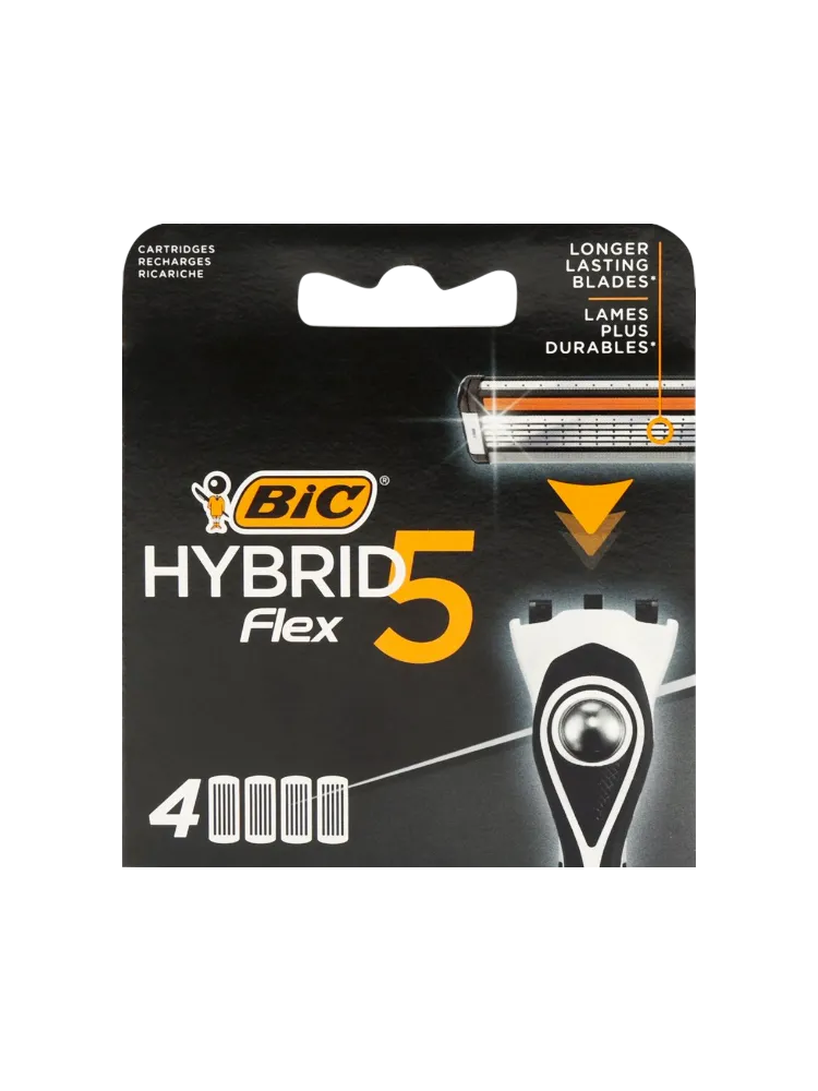 КАРТРИДЖИ BIC FLEX 5 HYBRID 4ШТ