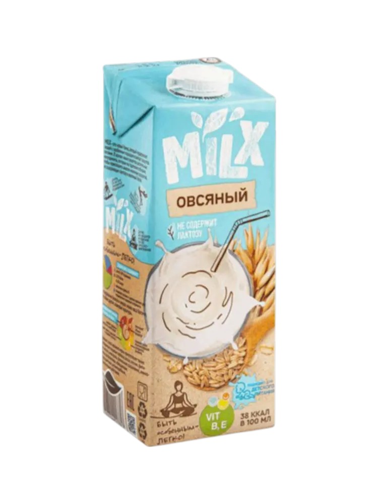 НАПИТОК MILX 1Л ОВСЯНЫЙ КЛАССИЧЕСКИЙ 1.5% Т/П