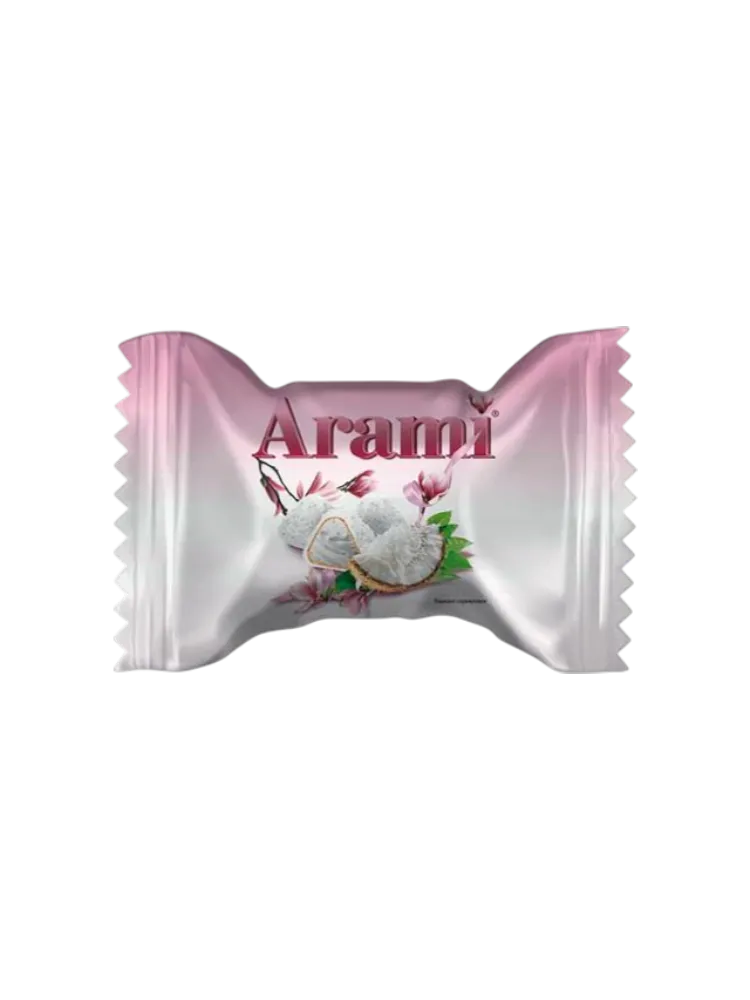 КОНФЕТЫ ВЕС ARAMI С КОКОСОВОЙ СТРУЖКОЙ