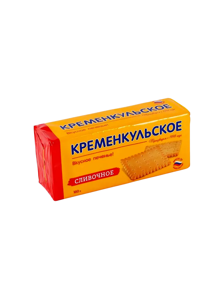 ПЕЧЕНЬЕ КР 180Г ЗАТЯЖ КРЕМЕНКУЛЬСКОЕ СЛИВ - фото 1
