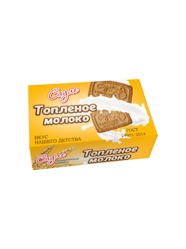 ПЕЧЕНЬЕ САУЛЕ 230Г ТОПЛЕНОЕ МОЛОКО САХАРНОЕ