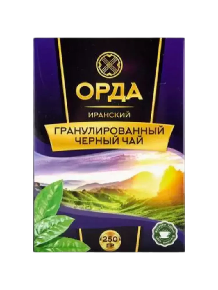 ЧАЙ ЧЕРНЫЙ 250Г ИРАНСКИЙ ГРАНУЛИРОВАННЫЙ - фото 1