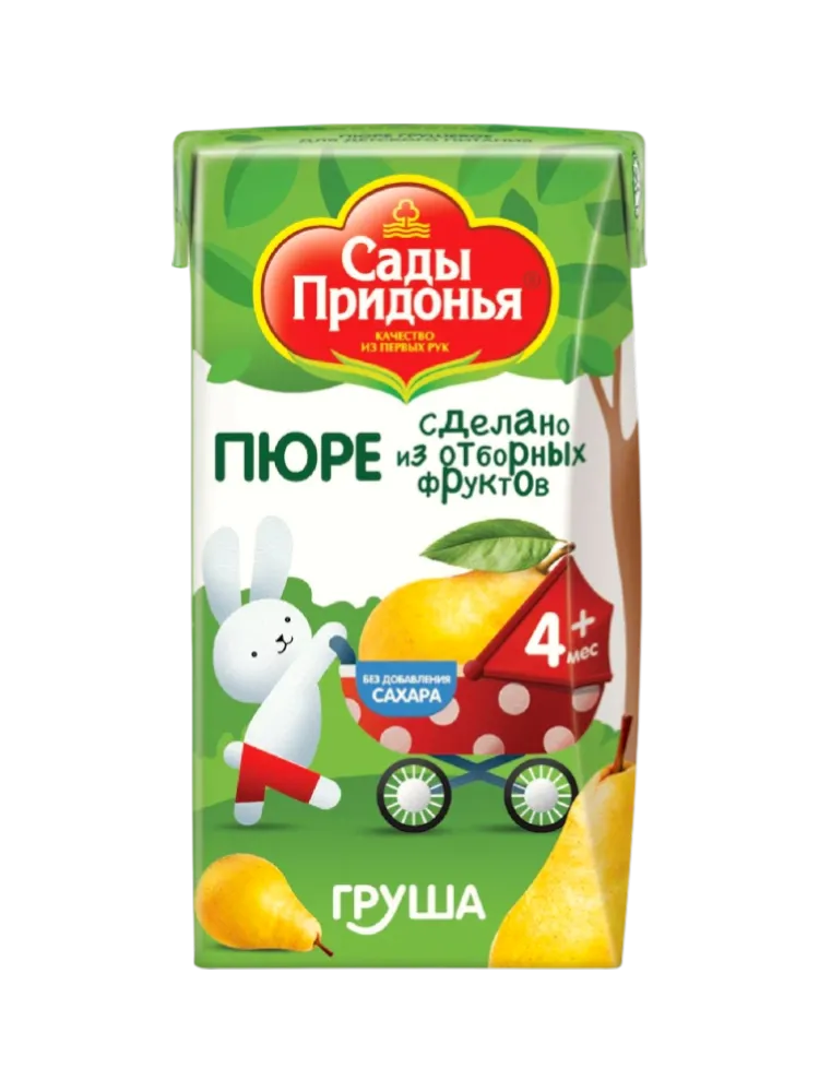 ПЮРЕ САДЫ ПРИДОНЬЯ 125Г ГРУШЕВОЕ