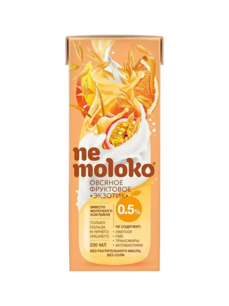 НАПИТОК NEMOLOKO 0,2Л ФРУКТОВЫЙ ЭКЗОТИК 