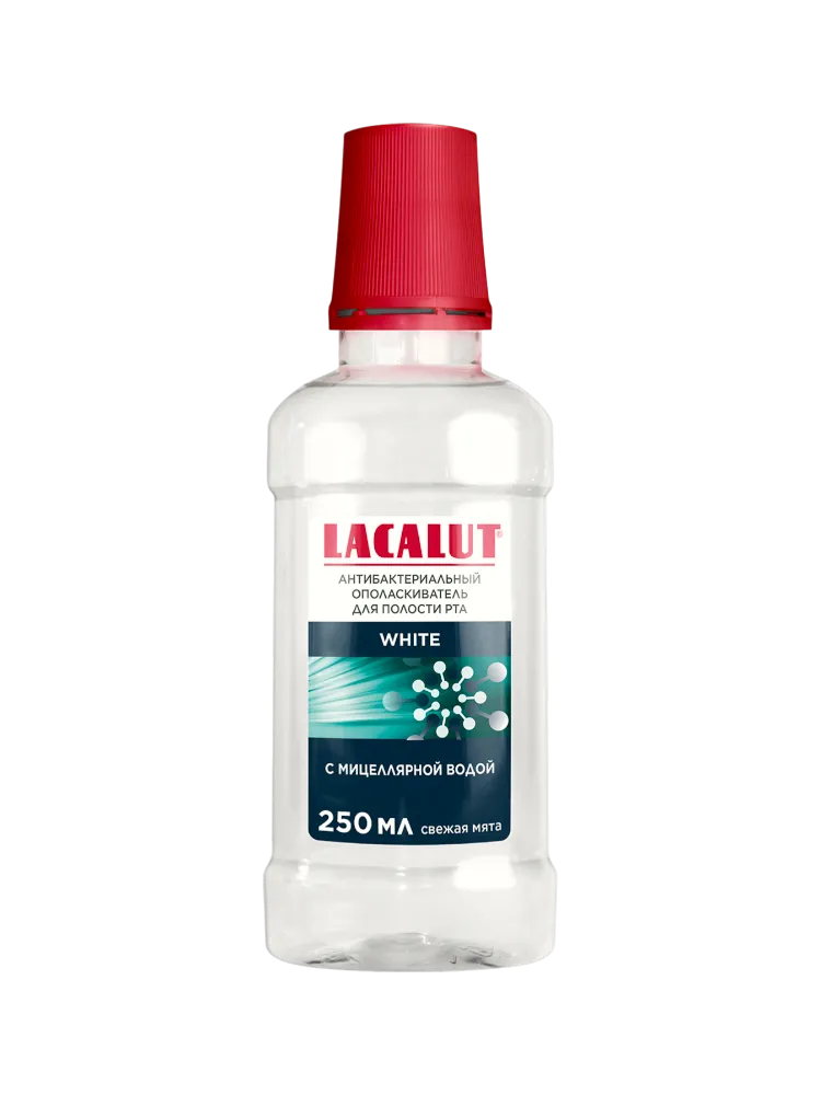 ОПОЛАСКИВАТЕЛЬ Д/РТА LACALUT WHITE 250МЛ АНТИБАКТЕРИАЛЬНЫЙ
