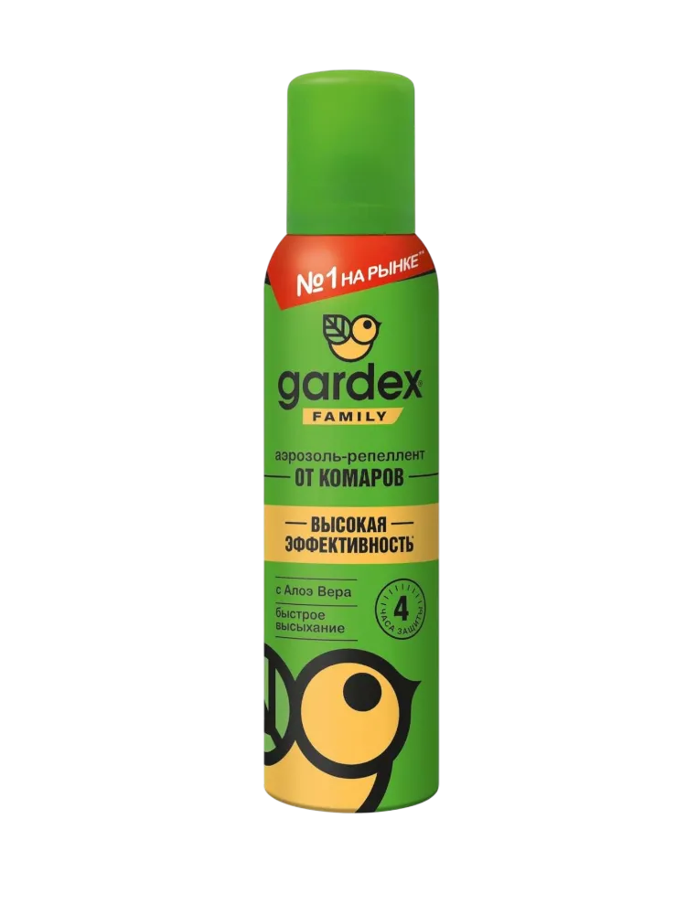 Аэрозоль от комаров Gardex Family 150 мл