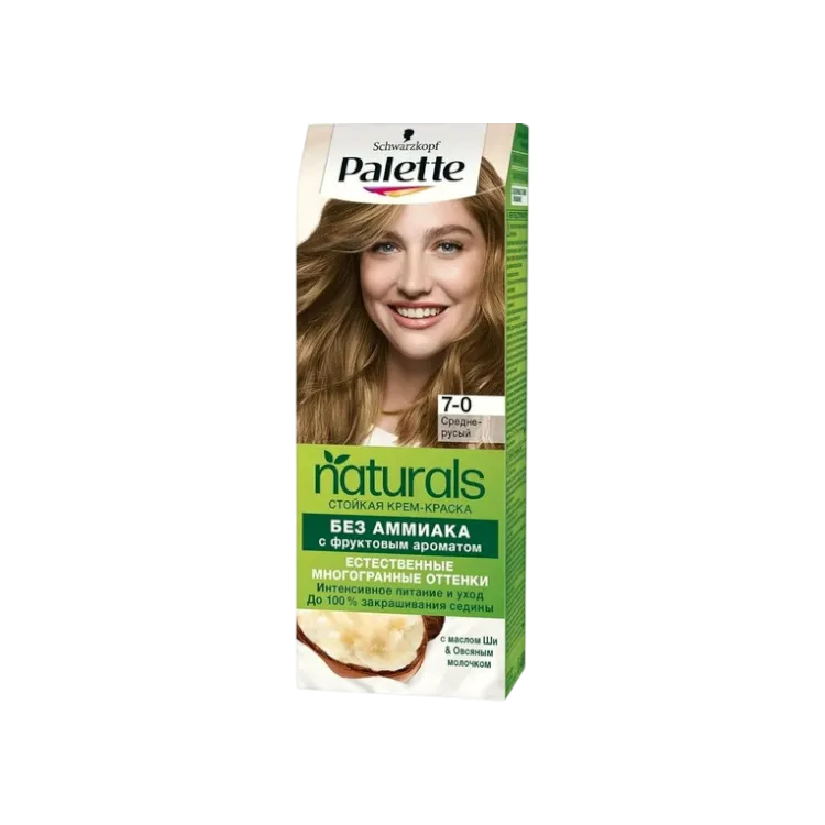 КРАСКА PALETTE NATURALS Д/ВОЛОС 7-0 СРЕДНЕ-РУСЫЙ
