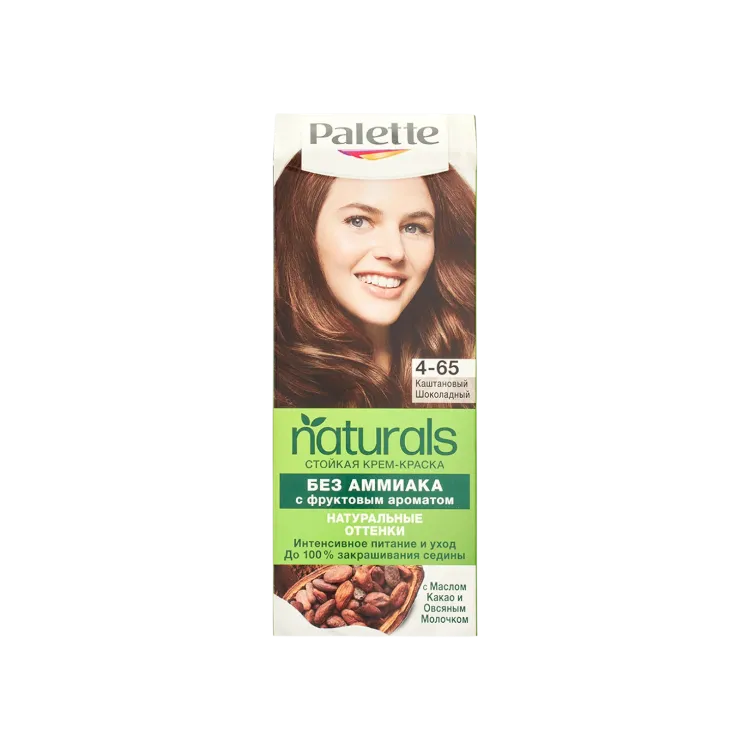 КРАСКА PALETTE NATURALS Д/ВОЛОС 4-65 КАШТАНОВЫЙ ШОКОЛАДНЫЙ - фото 1