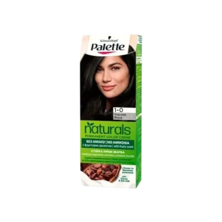 КРАСКА PALETTE NATURALS Д/ВОЛОС 1-0 ЧЕРНЫЙ - фото 1