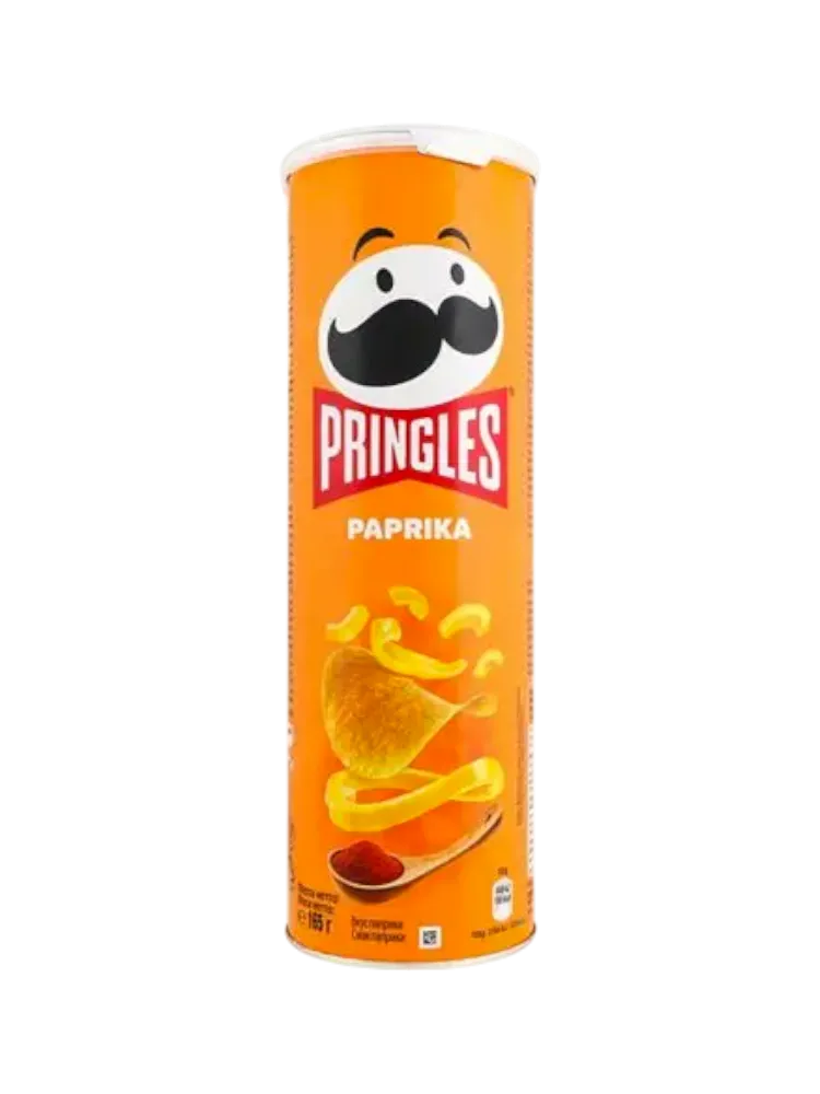 ЧИПСЫ PRINGLES 165Г ПАПРИКА - фото 1