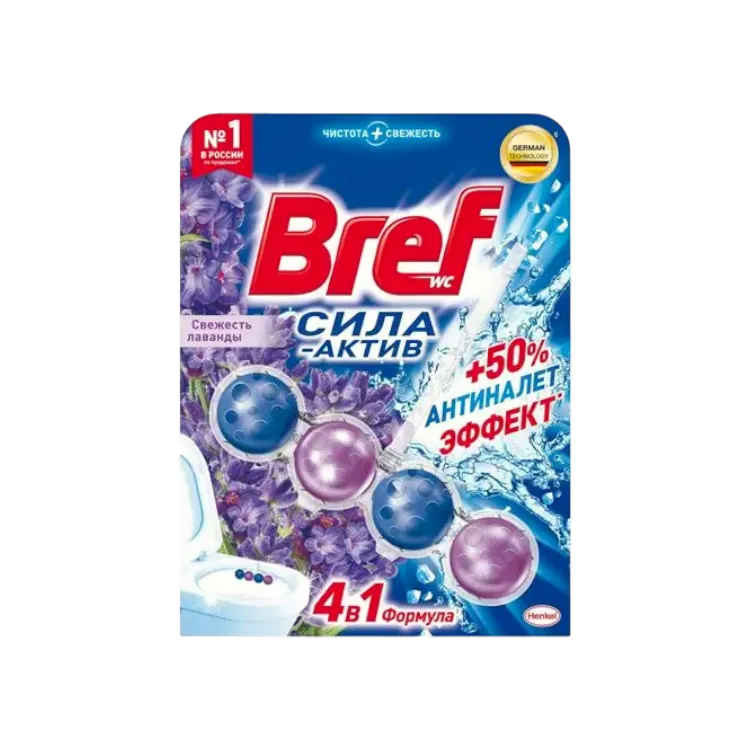 СР-ВО BREF 4×50Г СИЛА-АКТИВ ХВОЯ И ЛАВАНДА