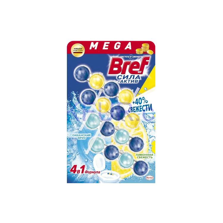 СР-ВО BREF 4×50Г СИЛА-АКТИВ ЛИМОН/ОКЕАН